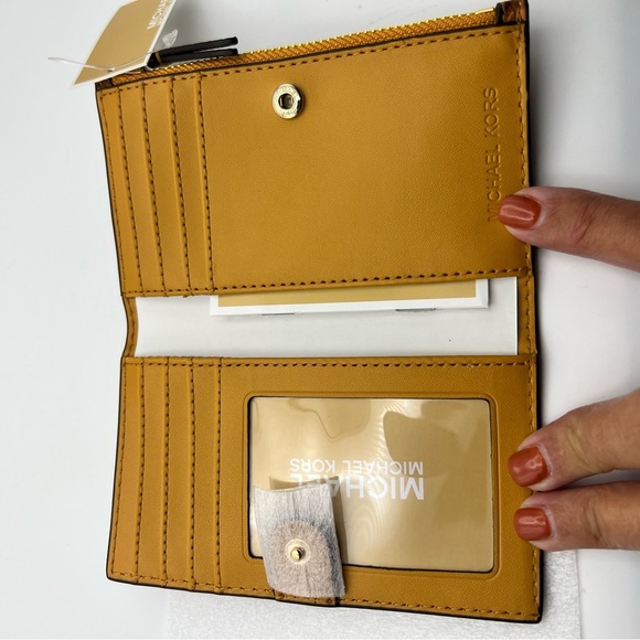 Michael Kors Marigold Snakeskin Wallet - Picture 4 of 6